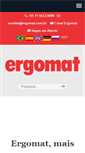 Mobile Screenshot of ergomat.com.br